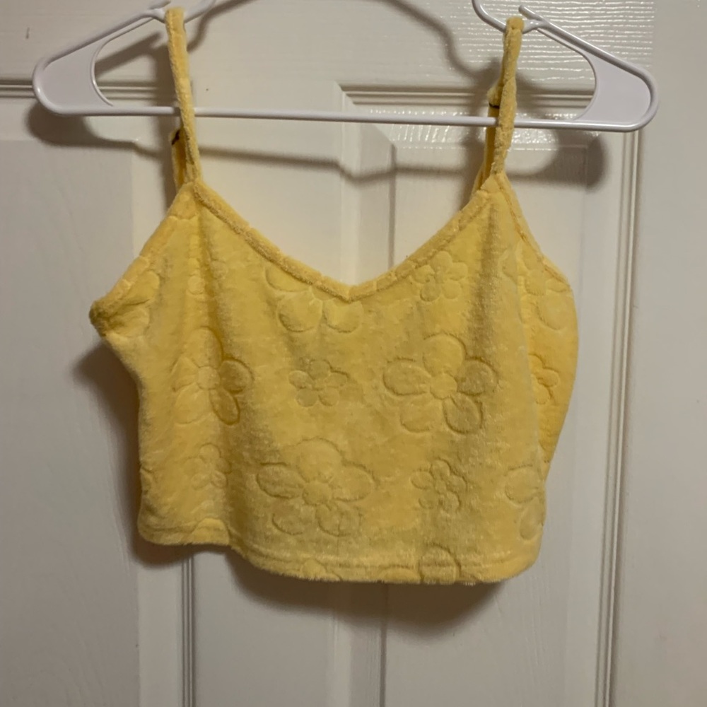 Yellow Floral Women's Top